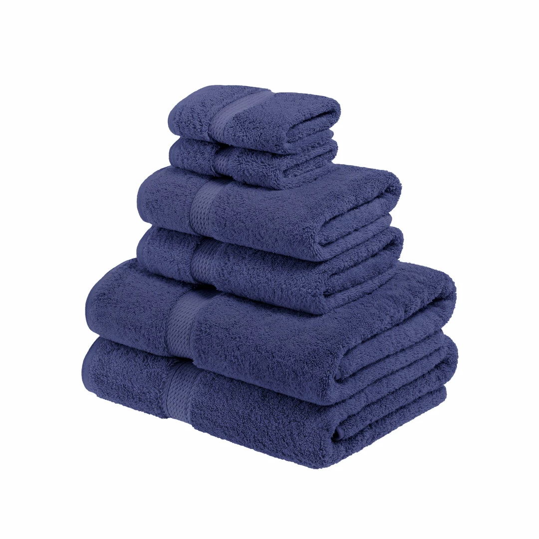Superior Solid Egyptian Cotton 6-Piece Towel Set 5 Superior Solid Egyptian Cotton 6-Piece Towel Set - Image 5
