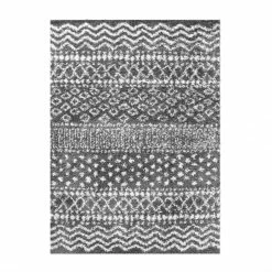 Superior Jayce Boho Geometric Indoor Polypropylene Plush Shag Area Rug
