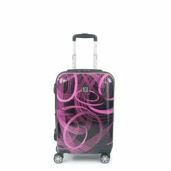 Ful Pink Neon Laser Atomic 22" FŪL Rolling Luggage