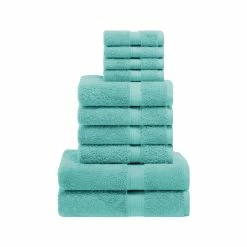 Superior Egyptian Cotton Solid 10-Piece Towel Set