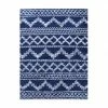 Superior Rhea Geometric Bohemian Indoor Polypropylene Plush Shag Area Rug