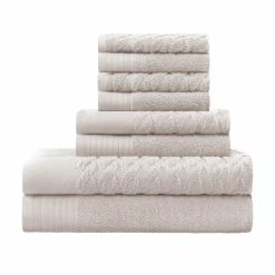 Superior Turkish Cotton Jacquard Assorted 8-Piece Towel Set