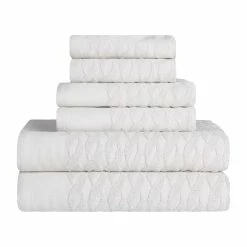 Superior Turkish Cotton Infinity Jacquard Assorted 6-Piece Towel Set