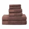 Superior Premium Turkish Cotton Solid 6-Piece Towel Set