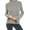 women Kier + J Ribbed Cashmere Sweater