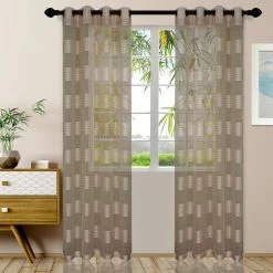 Superior Modern Traditional Delicate Rope Textured Stripe Sheer Grommet Curtain Panel Set -Cheap Superior Store 78368f7afef647fc8d38ffc1e704321c 1080x
