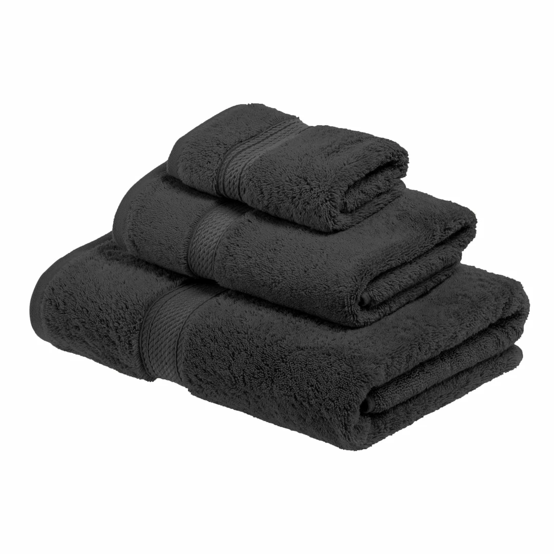 Superior Contemporary Modern Plush and Absorbent Traditional Casual Egyptian Cotton Assorted 3-Piece Towel Set 7 Superior Contemporary Modern Plush and Absorbent Traditional Casual Egyptian Cotton Assorted 3-Piece Towel Set - Image 7