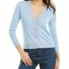 Kier + J women KIER+J V-Neck Cashmere-Blend Cardigan
