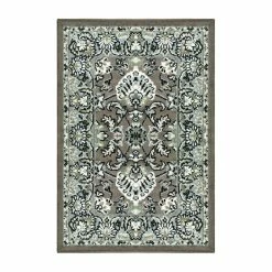 Superior Lille Traditional Floral Palmette Motifs Polypropylene Area Rug