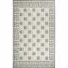 Superior Modern Geometric Greek Key Polypropylene Indoor/Outdoor Area Rug