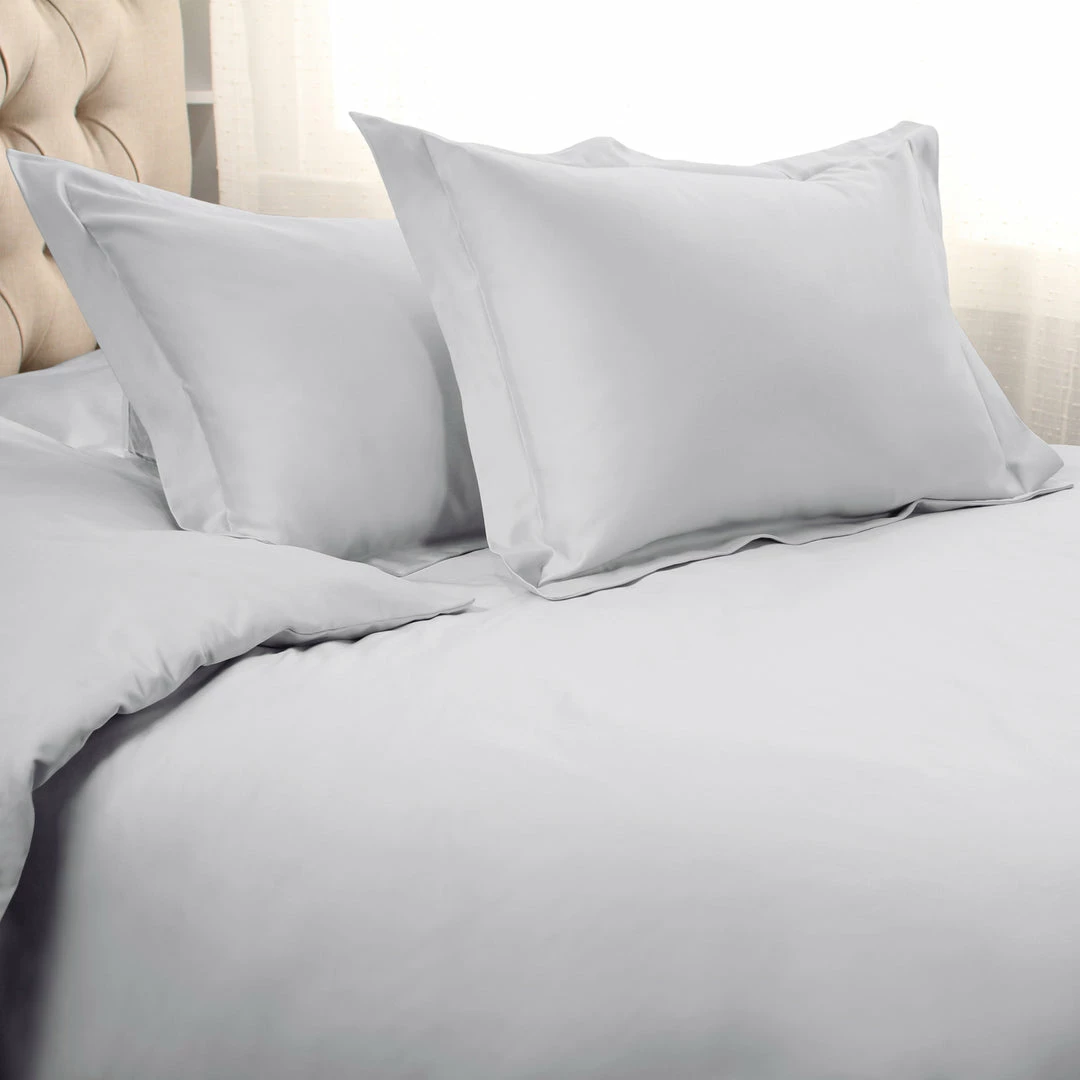 Superior 1500-Thread Count Breathable Egyptian Cotton Luxurious Solid Duvet Cover Set 2 Superior 1500-Thread Count Breathable Egyptian Cotton Luxurious Solid Duvet Cover Set - Image 2