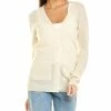 Kier + J women Kier+J V-Neck Cashmere Cardigan