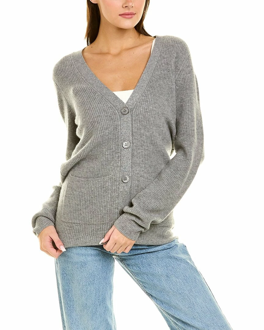 women Kier + J Ribbed Cashmere Cardigan 1 women Kier + J Ribbed Cashmere Cardigan
