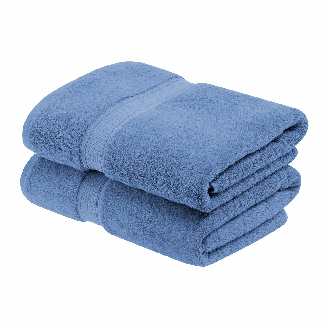 Superior Solid Egyptian Cotton 2-Piece Bath Towel Set 7 Superior Solid Egyptian Cotton 2-Piece Bath Towel Set - Image 7