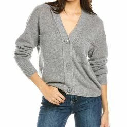 women Kier + J Cashmere Cardigan