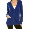 women Kier + J Ribbed Cashmere Cardigan