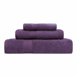 Superior Contemporary Quick-Drying Zero-Twist Cotton 3-Piece Towel Set