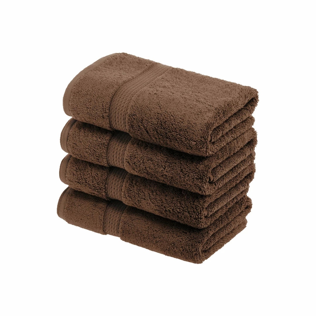 Superior Egyptian Cotton Hotel Quality 4-Piece Hand Towel Set 7 Superior Egyptian Cotton Hotel Quality 4-Piece Hand Towel Set - Image 7
