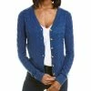 women Kier + J Cable V-Neck Cashmere Cardigan