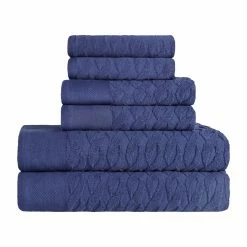 Superior Turkish Cotton Infinity Jacquard Assorted 6-Piece Towel Set