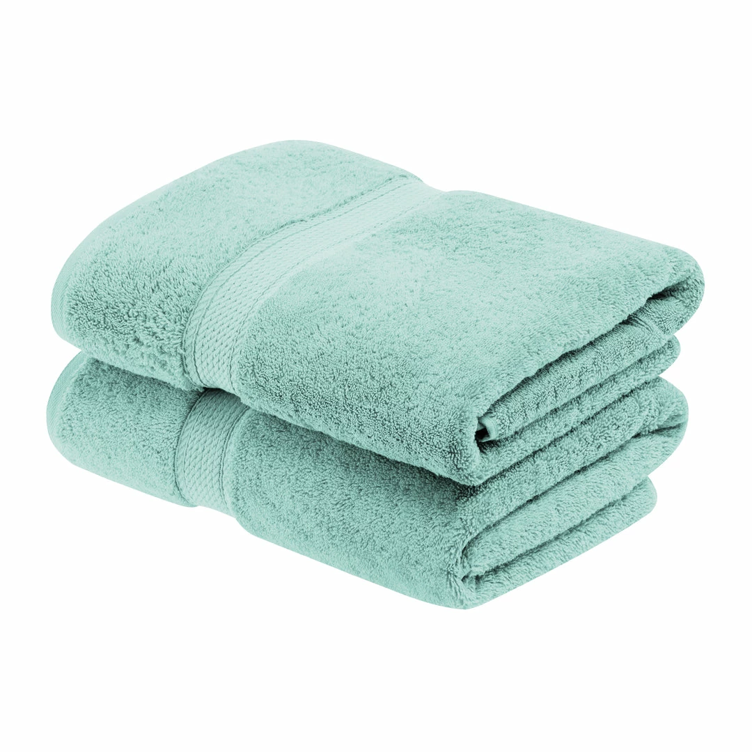 Superior Solid Egyptian Cotton 2-Piece Bath Towel Set 9 Superior Solid Egyptian Cotton 2-Piece Bath Towel Set - Image 9