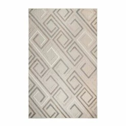 Superior Geometric Modern Polypropylene Indoor/Outdoor Area Rug
