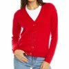 women Kier + J V-Neck Cashmere Cardigan