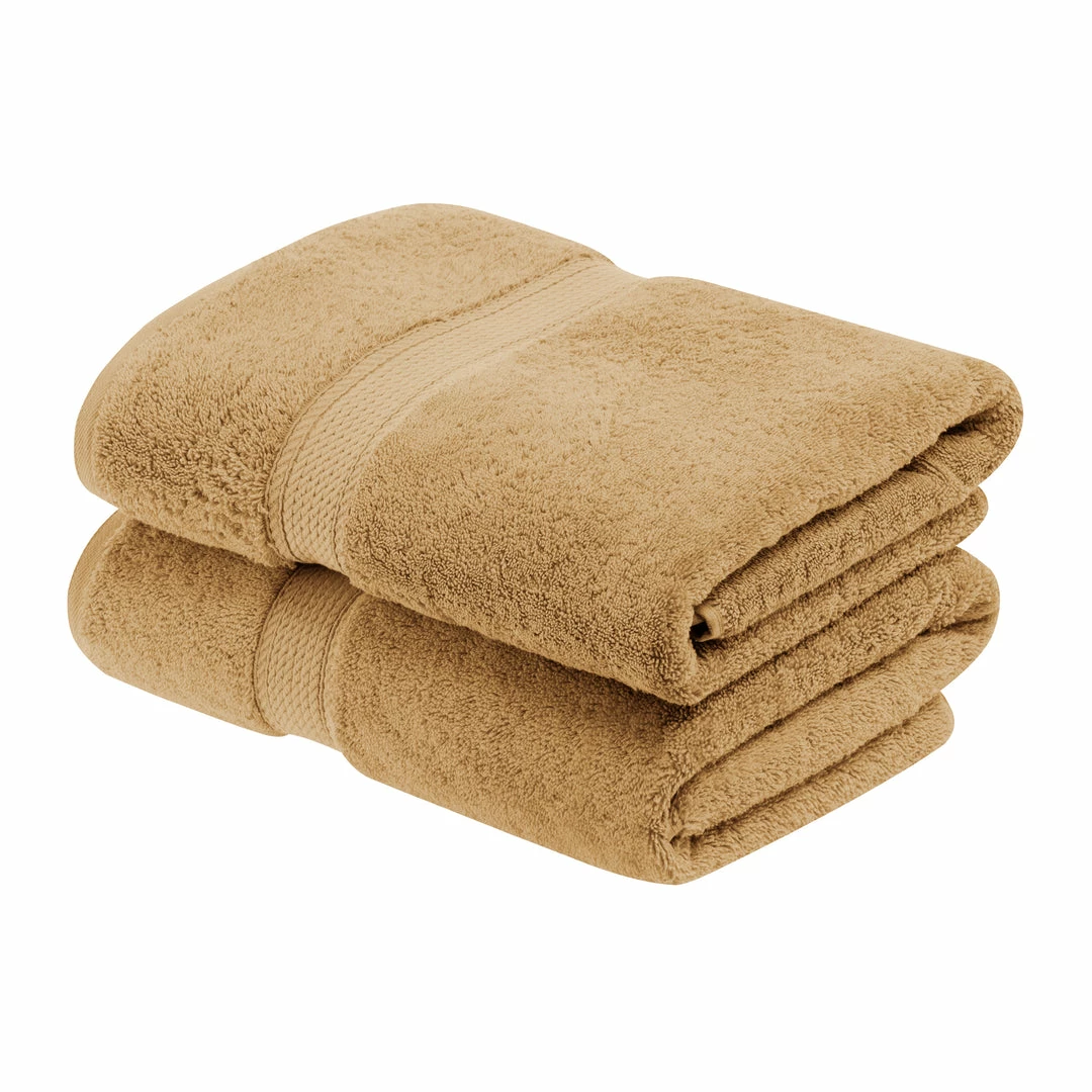 Superior Solid Egyptian Cotton 2-Piece Bath Towel Set 5 Superior Solid Egyptian Cotton 2-Piece Bath Towel Set - Image 5