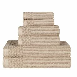 Superior Soho Cotton Textured Ribbed Checker Border Absorbent 6-Piece Towel Set -Cheap Superior Store a848d2cb1a17499c9362f7bfcaf2fa01 1080x