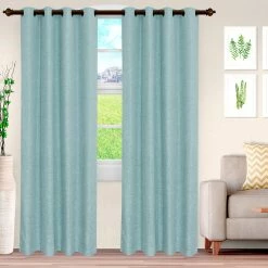 Superior Solid Textured Cascade Room Darkening Jacquard Grommet Curtain Panel Set -Cheap Superior Store ac564e11f0ee45a3b5f12ca1969220fa 1080x