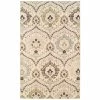 Superior Traditional Oriental Floral Damask Polypropylene Indoor Area Rug or Runner