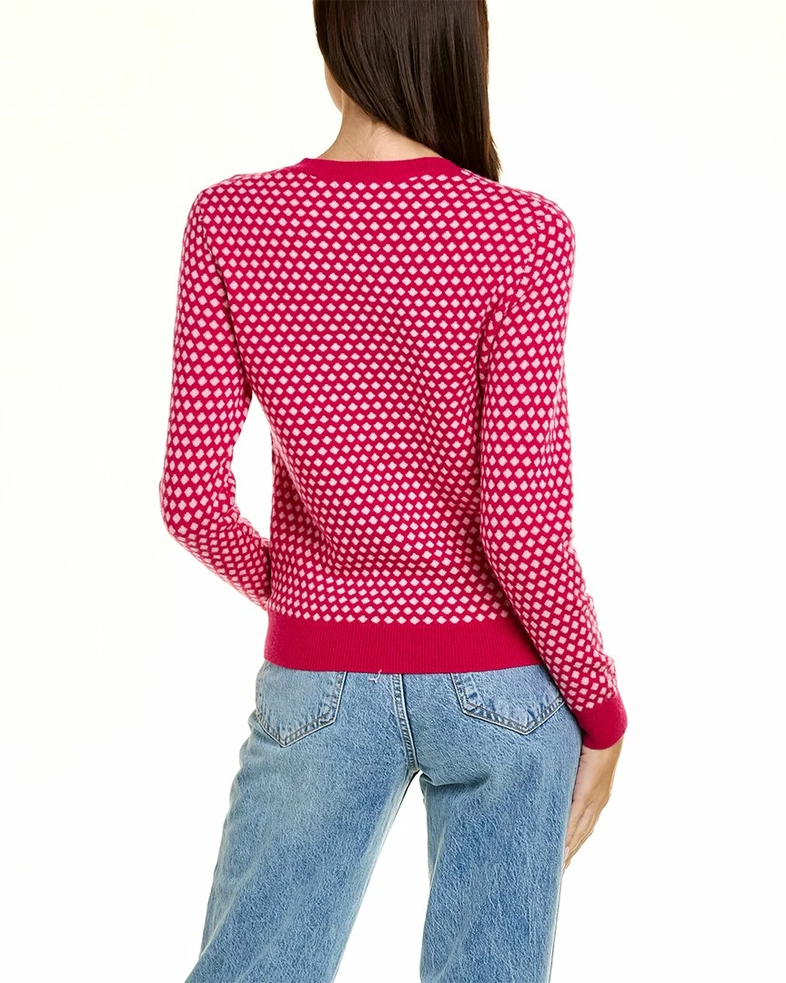 women Kier + J Dotted Cashmere Sweater 2 women Kier + J Dotted Cashmere Sweater - Image 2