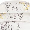 Superior Modern Floral Embroidered Cotton Duvet Cover and Pillow Sham Set