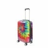 Ful Tie-dye Rainbow Swirl 22" FŪL Spinner Rolling Luggage