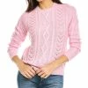 women Kier + J Multi-Knit Cashmere Sweater