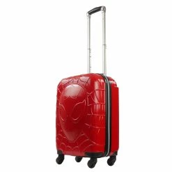 Marvel Ful Molded Spiderman 4 Wheel Spinner 21" luggage, Red