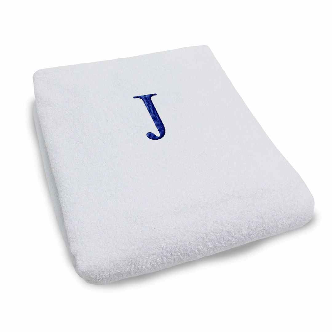 Superior Monogrammed 100% Combed Cotton Lounge Chair Towel Cover I - P 6 Superior Monogrammed 100% Combed Cotton Lounge Chair Towel Cover I - P - Image 6
