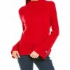 women Kier + J Ribbed Cashmere Sweater