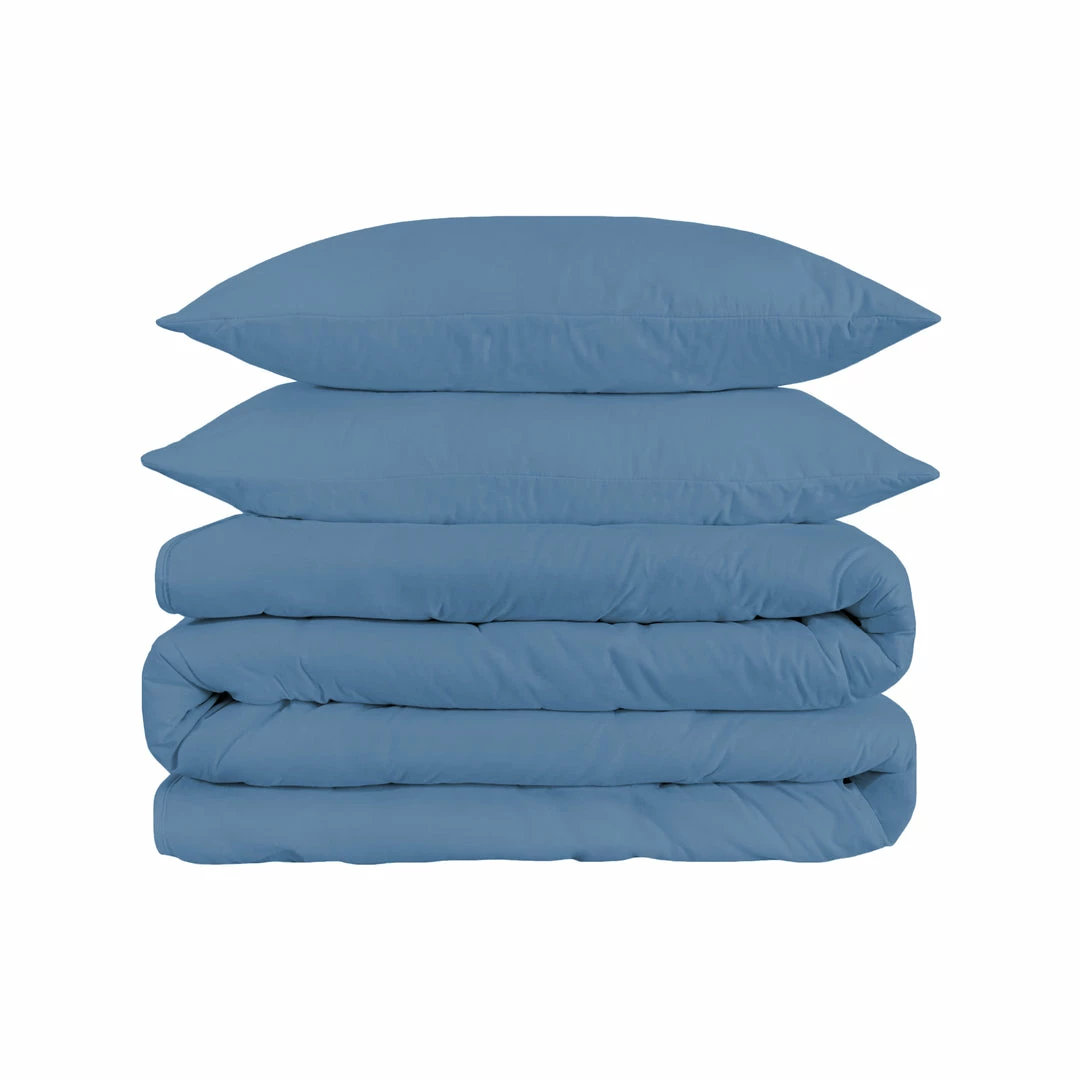 Superior 1500-Thread Count Breathable Egyptian Cotton Luxurious Solid Duvet Cover Set 14 Superior 1500-Thread Count Breathable Egyptian Cotton Luxurious Solid Duvet Cover Set - Image 14