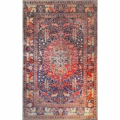 Superior Distressed Floral Medallion Polyester Flat-weave Indoor Area Rug -Cheap Superior Store c753e09fe8de4da38e02bcd510a95e2b 1080x