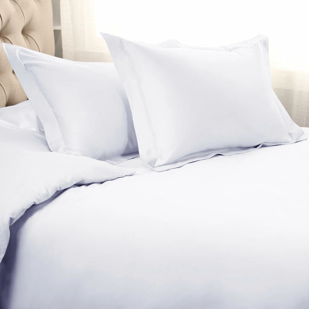 Superior 1200-Thread Count Breathable Egyptian Cotton Luxurious Solid Duvet Cover Set 2 Superior 1200-Thread Count Breathable Egyptian Cotton Luxurious Solid Duvet Cover Set - Image 2