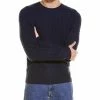 men Kier + J Fisherman Cable Wool & Cashmere-Blend Crewneck Sweater