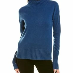 women Kier + J Mock Cashmere Sweater