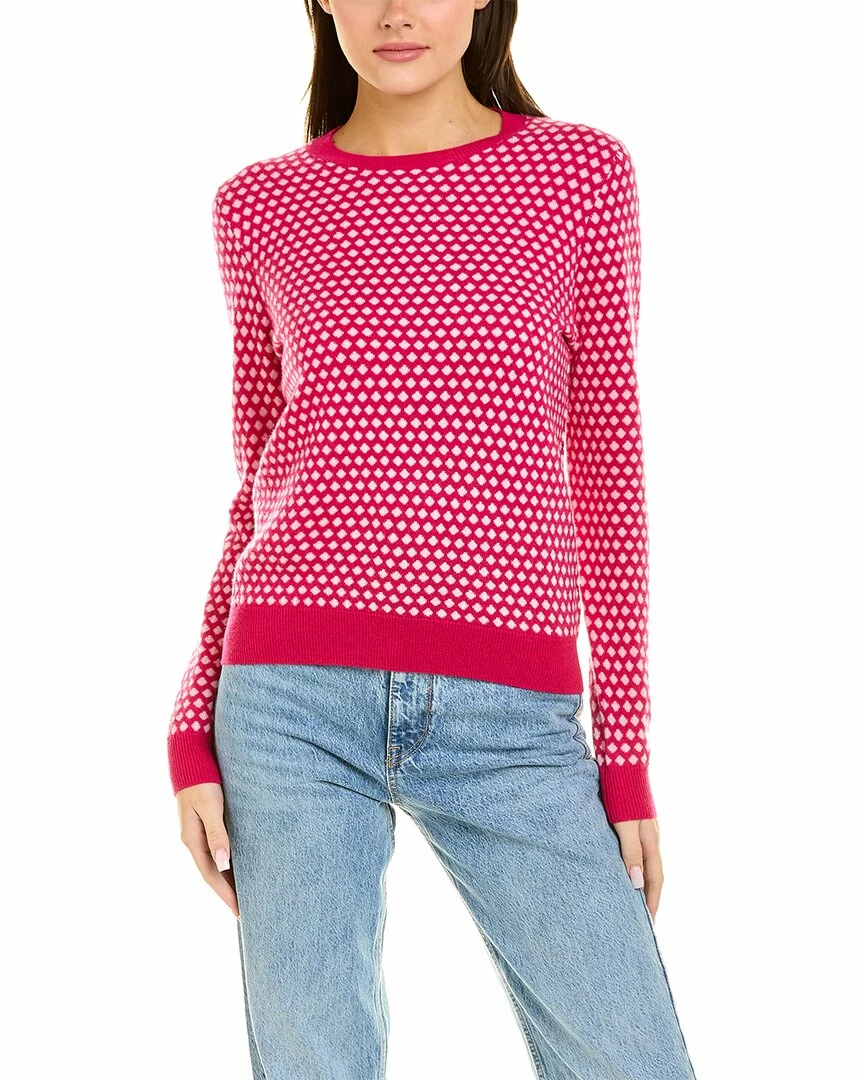 women Kier + J Dotted Cashmere Sweater 1 women Kier + J Dotted Cashmere Sweater