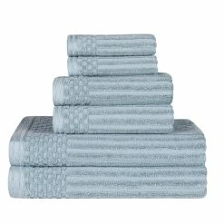 Superior Soho Cotton Textured Ribbed Checker Border Absorbent 6-Piece Towel Set -Cheap Superior Store ce2300699f7e44e9b11eeddf7d2263b8 1080x