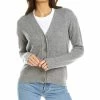 women Kier + J V-Neck Cashmere Cardigan