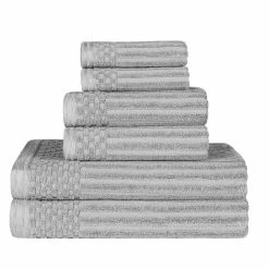 Superior Soho Cotton Textured Ribbed Checker Border Absorbent 6-Piece Towel Set -Cheap Superior Store d92d9338dcd74bb9b5839db103617b1f 09131667 ed88 4da5 a1f3 7280d81d4383 1080x
