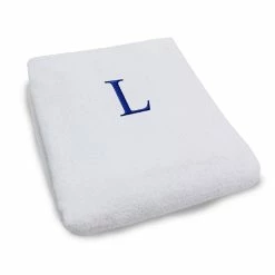 Superior Monogrammed 100% Combed Cotton Lounge Chair Towel Cover I - P
