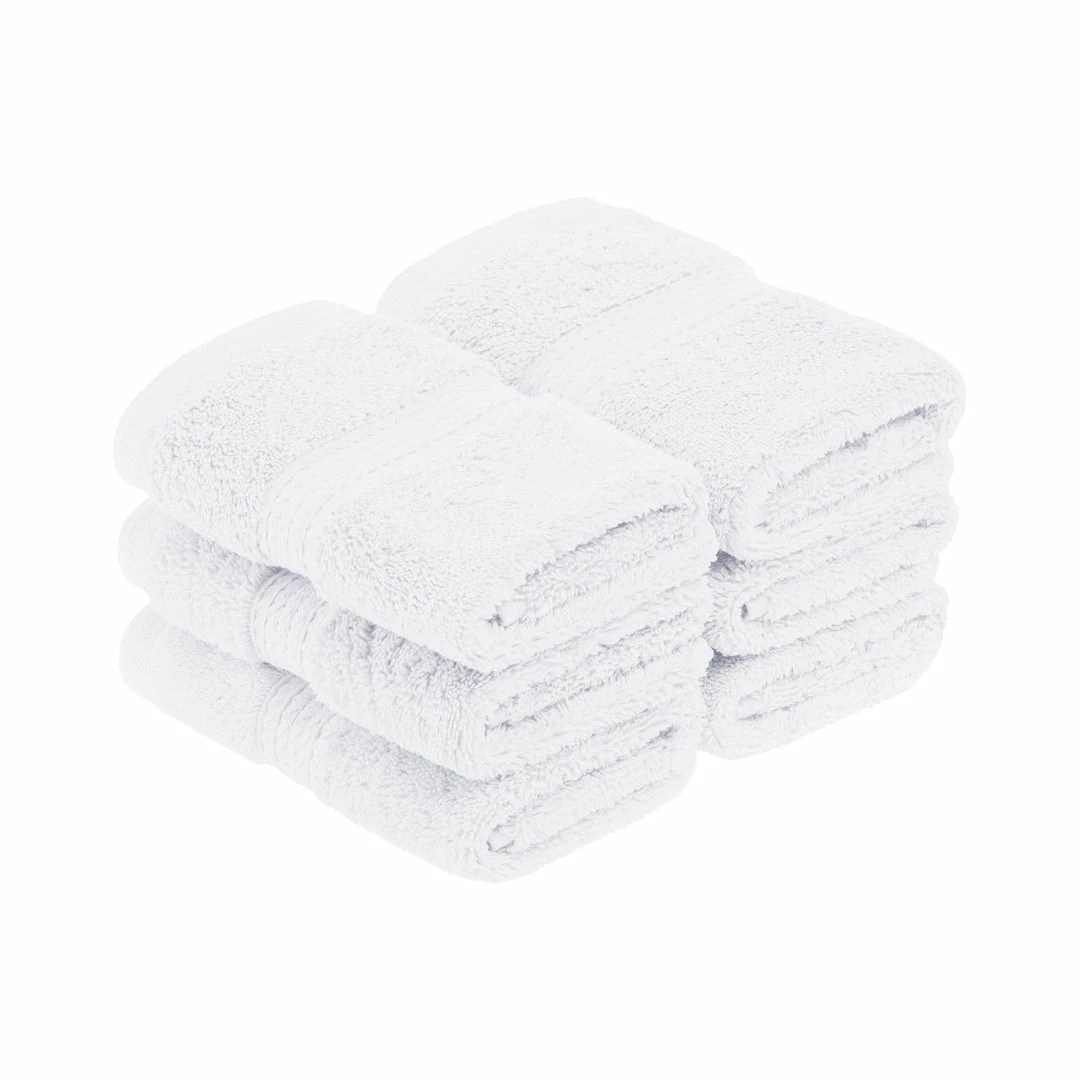 Superior Egyptian Cotton Hotel Quality 6-Piece Face Towel Set 5 Superior Egyptian Cotton Hotel Quality 6-Piece Face Towel Set - Image 5