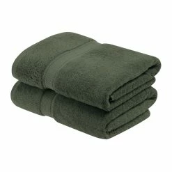 Superior Solid Egyptian Cotton 2-Piece Bath Towel Set